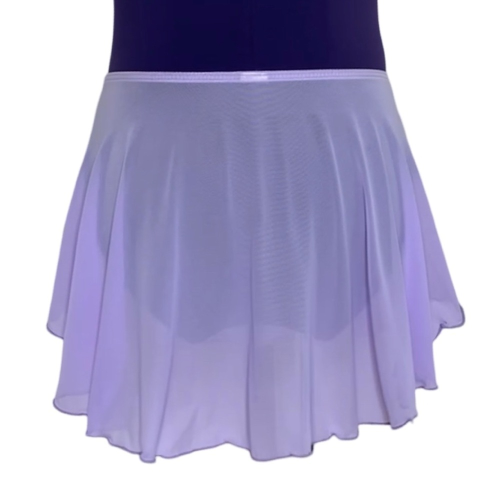 Wear Moi DAPHNE Sheer Pull On Dance Skirt in Lilac Size XS-S - Picture 6 of 9